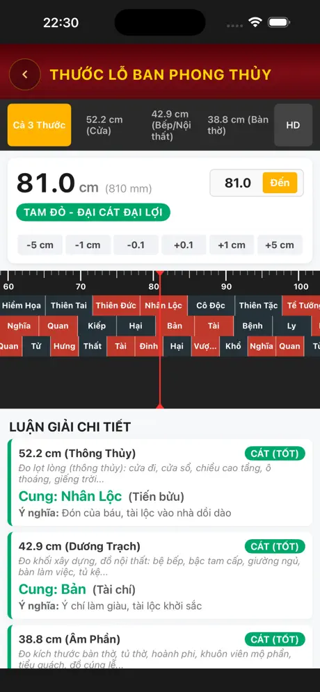 Thước Lỗ Ban Chuẩn Mực